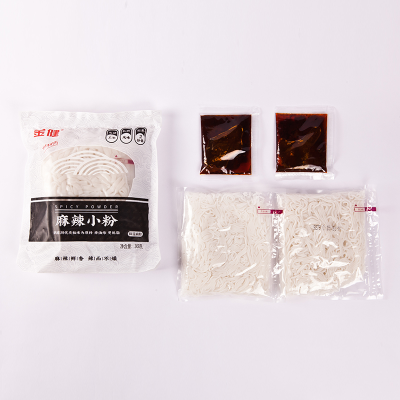 小背簍360g*2包麻辣拌粉金健湖南特產米粉米線速食方便拌面袋裝